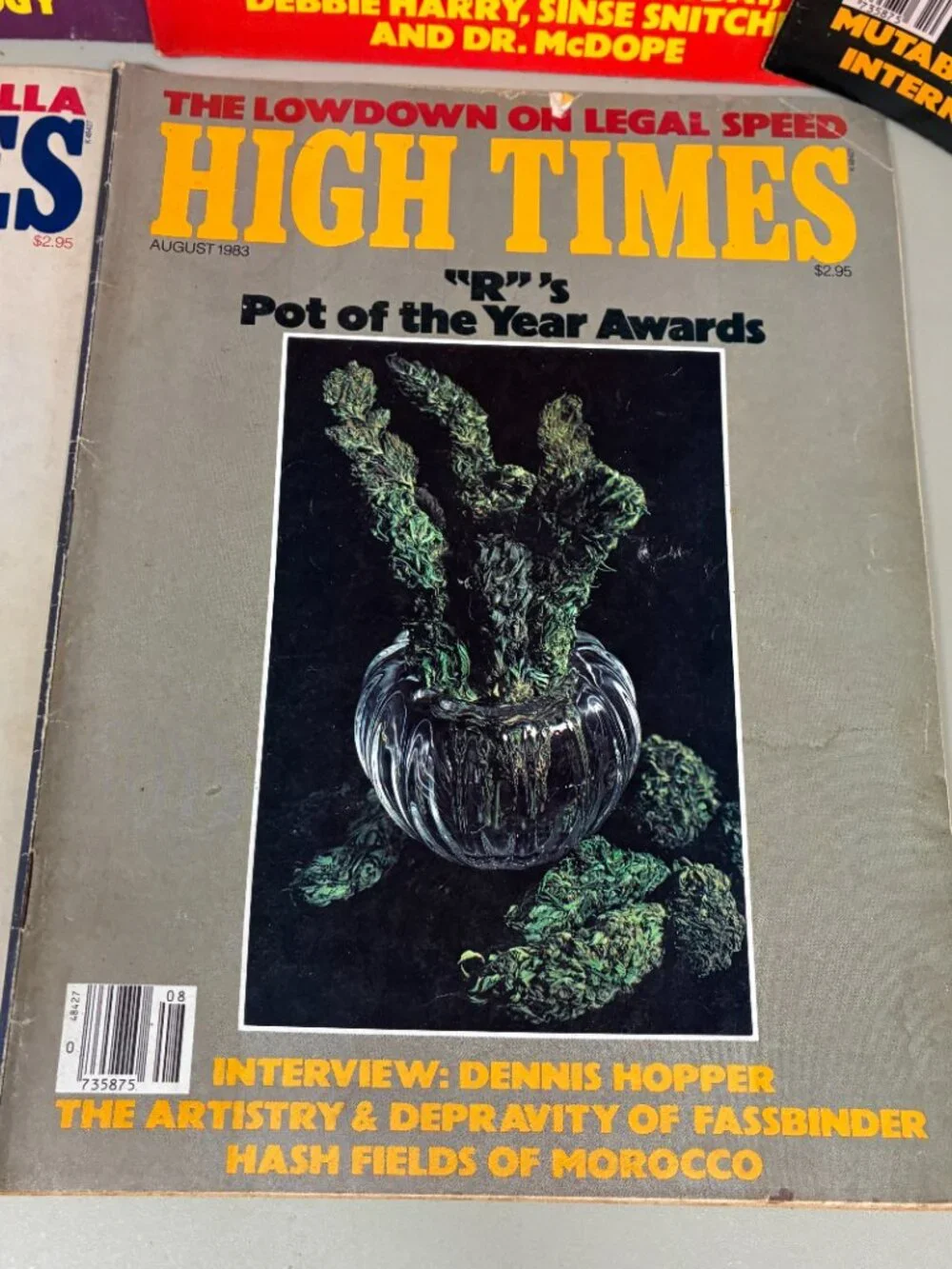 Vintage High Times Magazine Lot of (8) 1983 Retro Cannabis Counterculture Issues